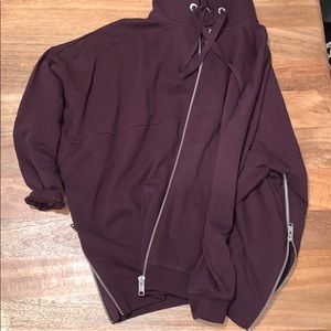 Long oversize All Saints Bella hoodie/jacket
